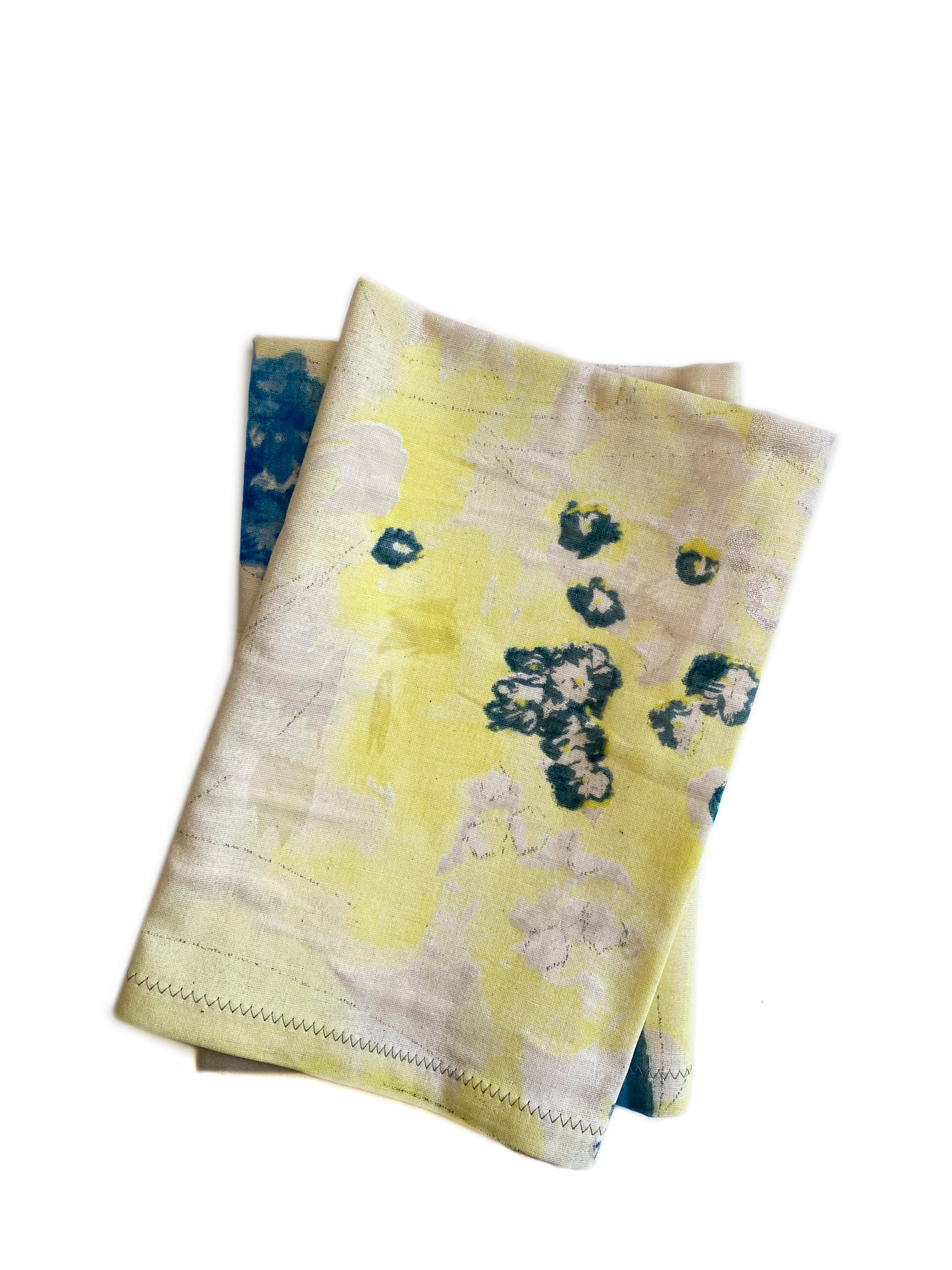 Blue Floral Napkin Set